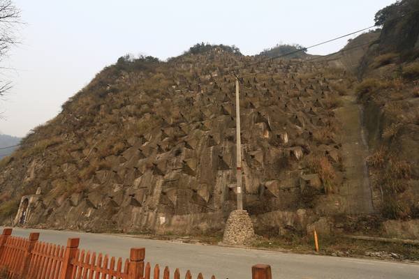 紫坪鋪?zhàn)蟀跺^索、抗滑樁
