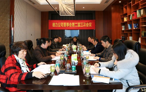 德力公司召開(kāi)董事會(huì)第二屆三次會(huì)議