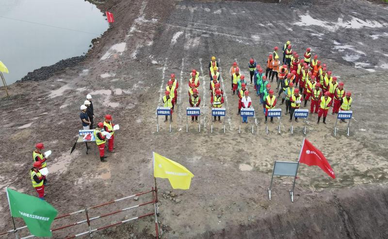 小井溝項(xiàng)目部開(kāi)展2022年防洪應(yīng)急演練