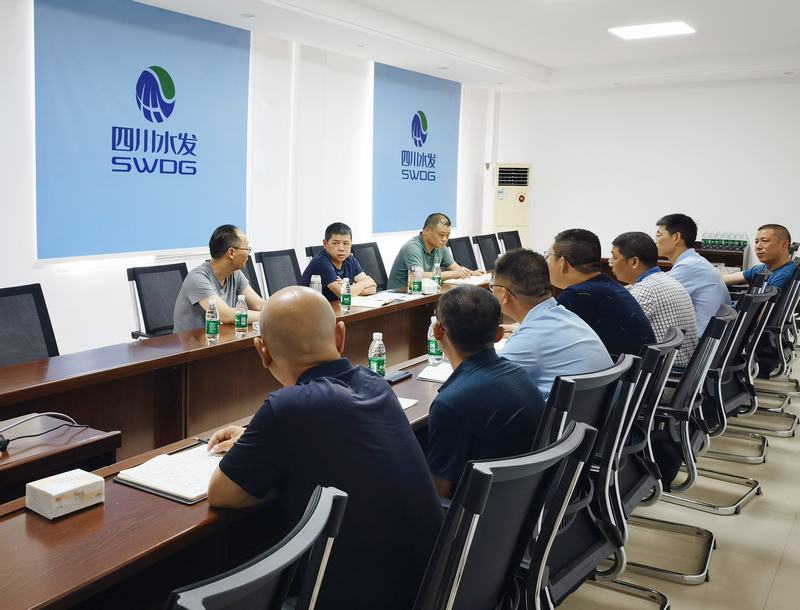 茍仕聰、汪輝德一行深入亭子口項目現(xiàn)場開展調研工作