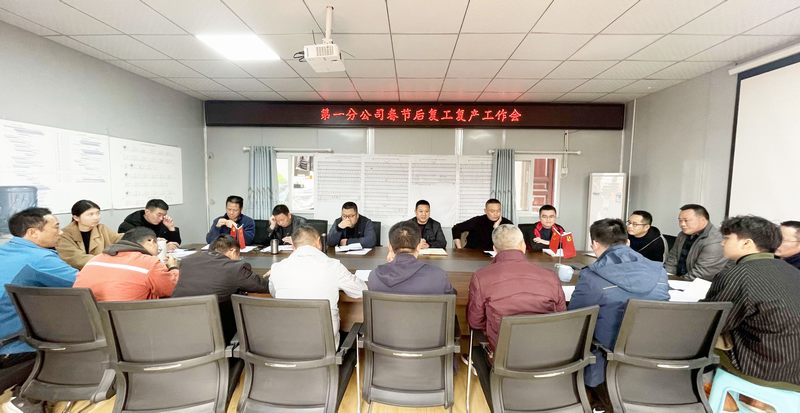一分公司召開節(jié)后復工復產(chǎn)工作會議暨2023年工作安排會議