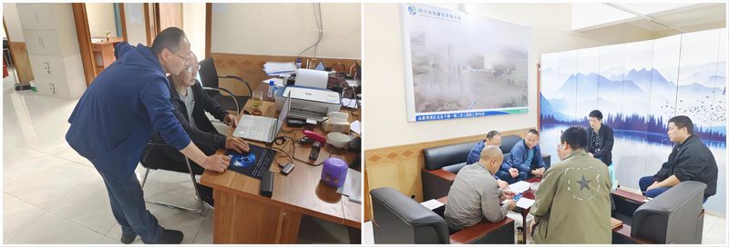 公司總工程師汪輝德一行到向家壩灌區(qū)北總一期二步工程項(xiàng)目調(diào)研指導(dǎo)工作?